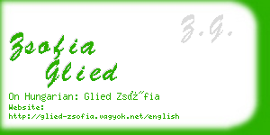 zsofia glied business card